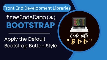 Apply the Default Bootstrap Button Style| Bootstrap 25 | Front End Devpt. Libraries| @freecodecamp