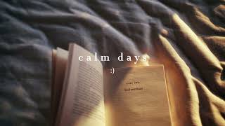 🌬️a playlist for calm days