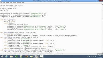 Desarrollando Juegos en Python con Pygame - Pantalla de Intro - 25