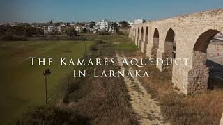 The Kamares Aqueduct in Larnaka, Cyprus
