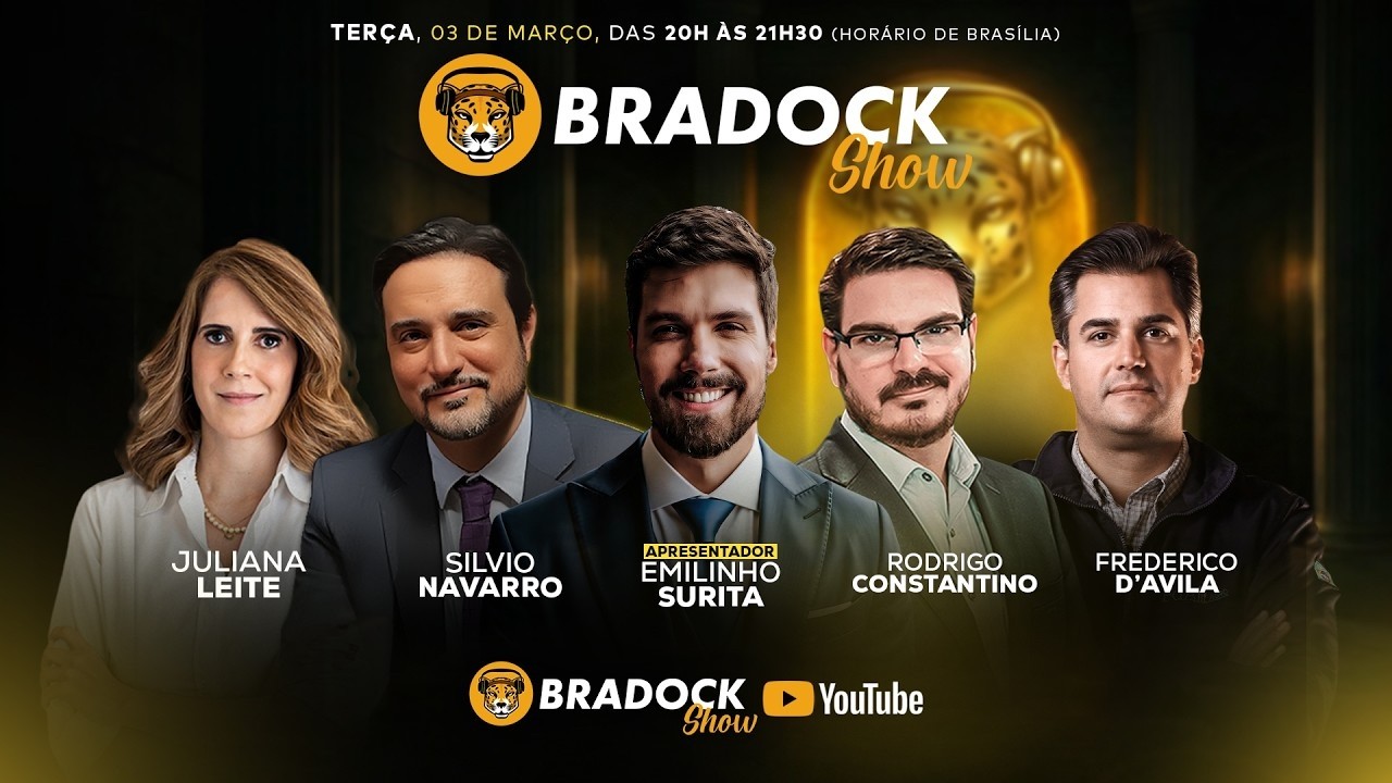 Bradock Show 03/03/26 - Emilinho Surita, Constantino, Silvio Navarro, Ju Leite e Frederico D'Avila