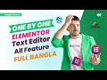 How To Add Text Editor With Elementor Website || Full Bangla Tutorial || Creative Webdesign