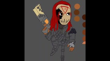 Custom Vector Gaming logo on Ibis paint x