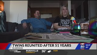 Twins living 6 blocks apart reunited after 51 years