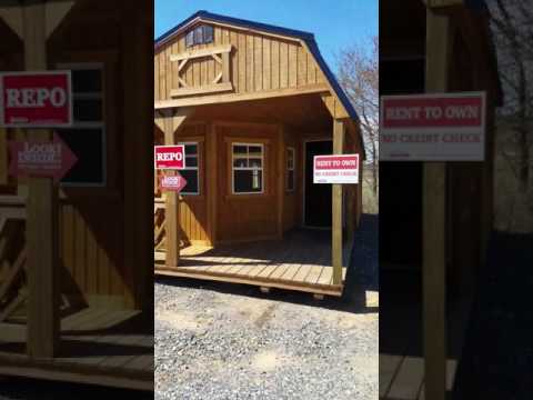 12x28 Lofted Deluxe Playhouse - Repo