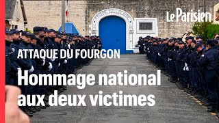 🔴 EN DIRECT - Fourgon attaqué : suivez l' hommage national aux deux surveillants pénitentiaires tués｜Le Parisien