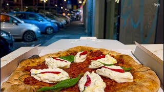 Busy Gourmet Pizzeria in Sicily - Street Food in Italy