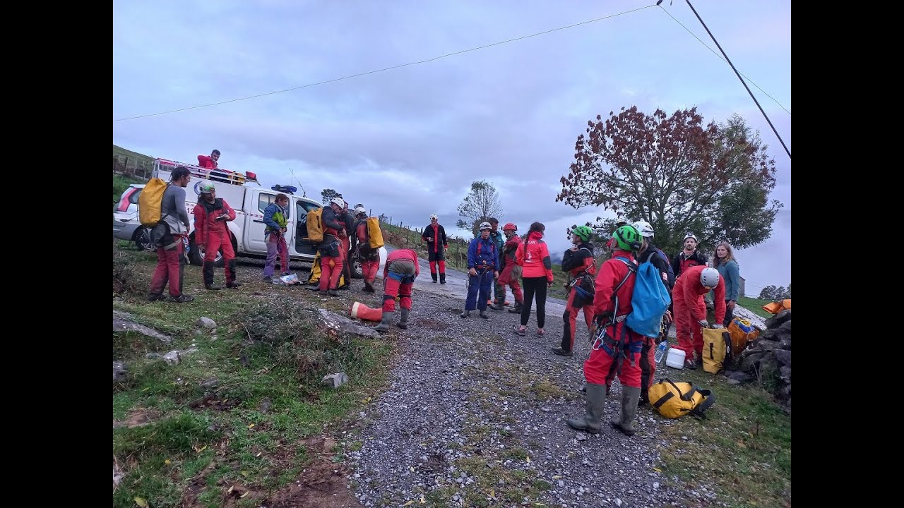 Técnica del contrapeso sobre tirolina