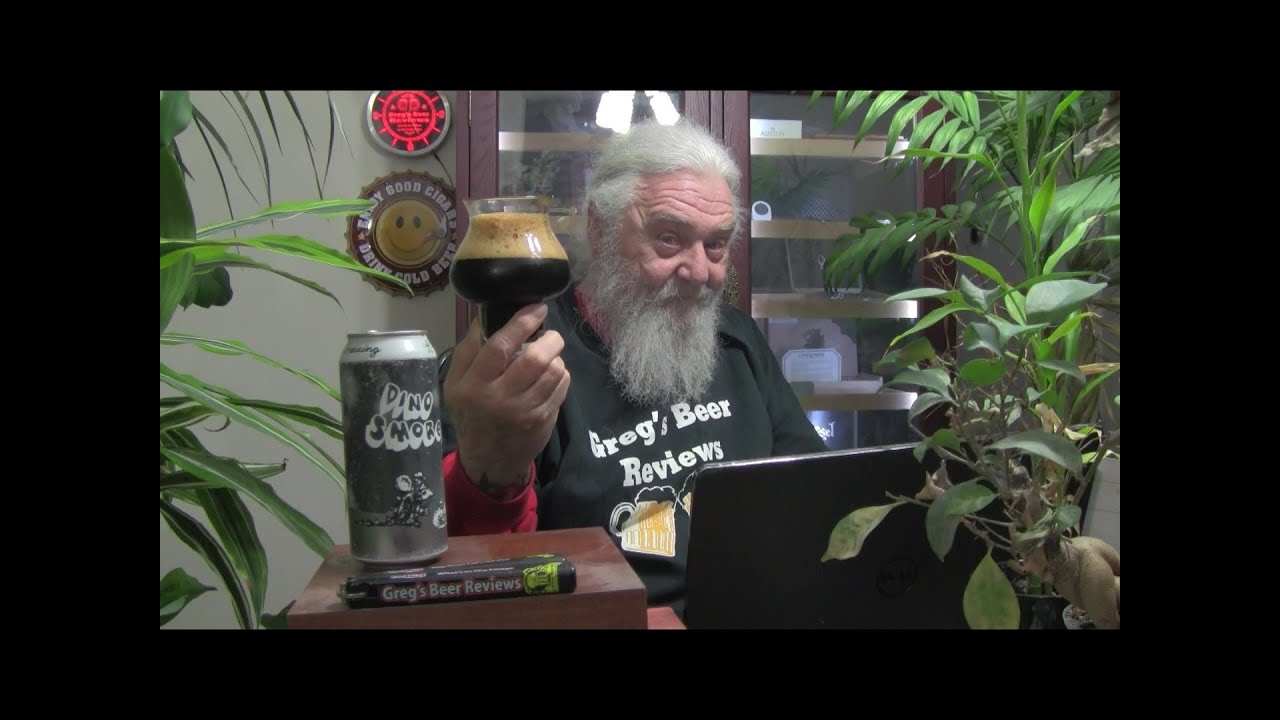 Beer Review # 4319 Off Color Brewing Dino S'mores Imperial Stout