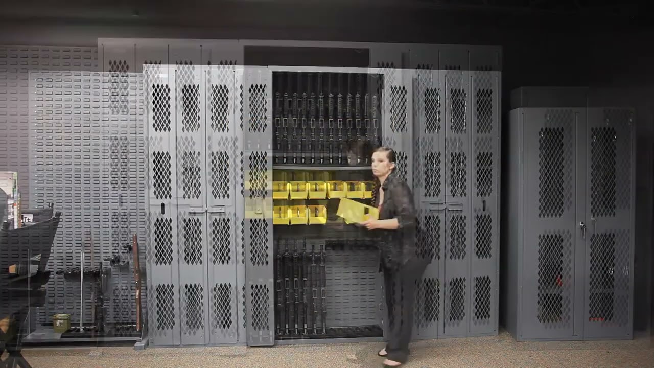 SecureIt Model Model 84 - 24/24 Military Gun Cabinet