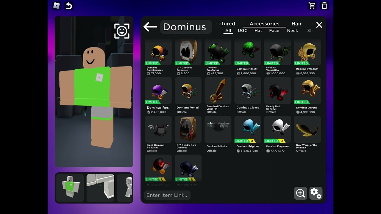 Making The Most Expensive Avatar In Roblox Roblox Catalog Avatar 