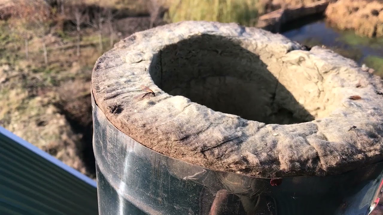 чем чистить дымоход, что с ним стало за 2 года!! - YouTube