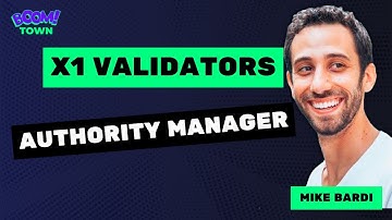 How To Secure Your X1 Validator (using Authority Manager)
