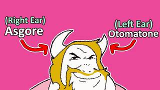 Left Ear Asgore, Right Ear Otomatone - Running Over Dess | Deltarune