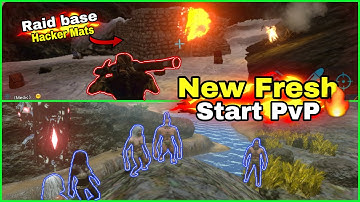 [ Ark Mobile ] New Random Fresh Start Server PvP / Raid base hacker Mats 🥶🔥🔥
