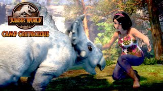 Adorable Dino Encounter Goes Wrong! | JURASSIC WORLD CAMP CRETACEOUS | Netflix