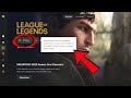 Fix League of Legends update error – Unable to access required update files