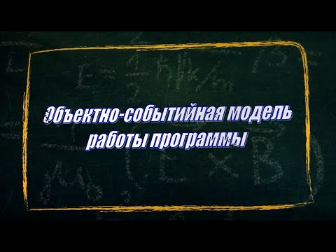 Видео: Что такое событийная модель?