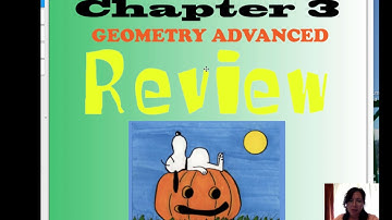 GEOMETRY CHAPTER 3 TEST REVIEW