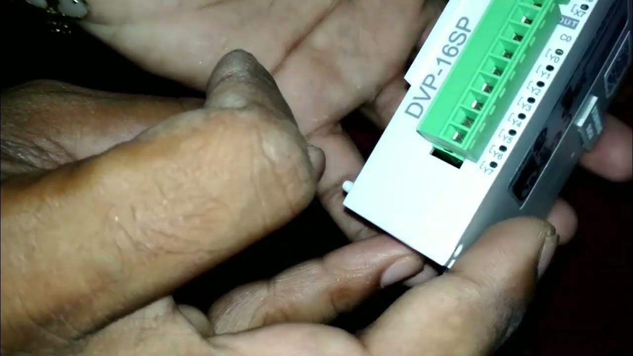 delta dvp16sp11t module - YouTube