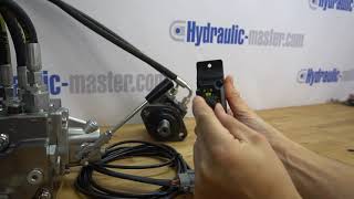 Full proportional valve 20-120 l/min 12 or 24 V the precision of the control double way knob