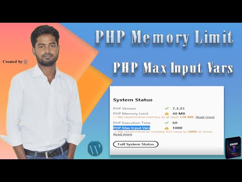 How to Increase the PHP Max Input Vars and Memory Limit in WordPress