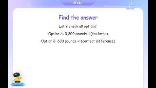 Free Video Lesson: Word Problems of Four Operations of Multi Digit Numbers - (Grade 4)