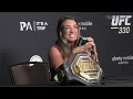 Mackenzie Dern responds to Gillian Robertson dislike: 'I don't know her' | UFC 330