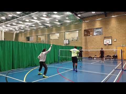 Badminton 9.9.20: Wes & Raph v Jon & Rich - YouTube