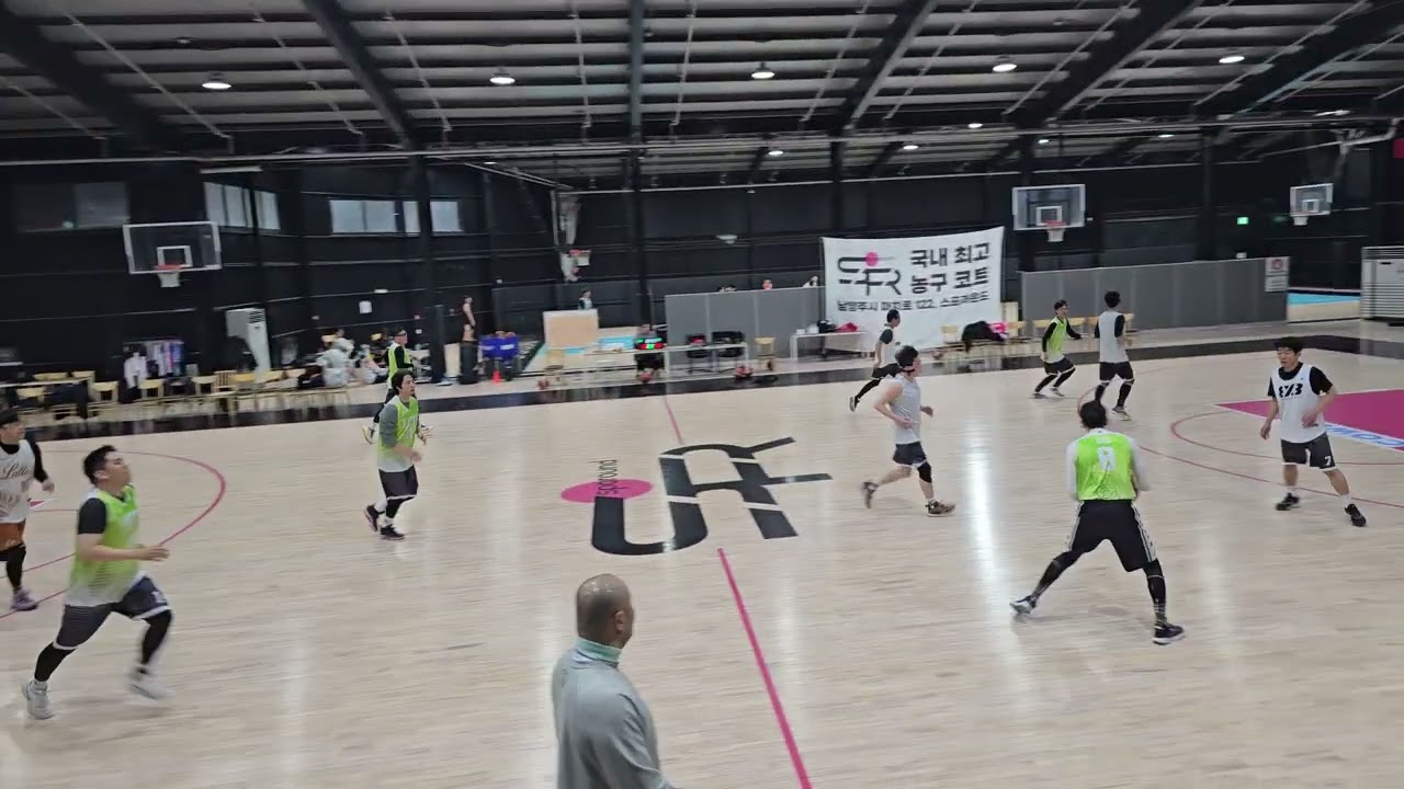 라떼 시범경기 2026년2월22일 1경기(1~Q) 함스(40) vs 히즈(24)