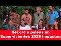 Récord y peleas en Supervivientes 2026 impactan