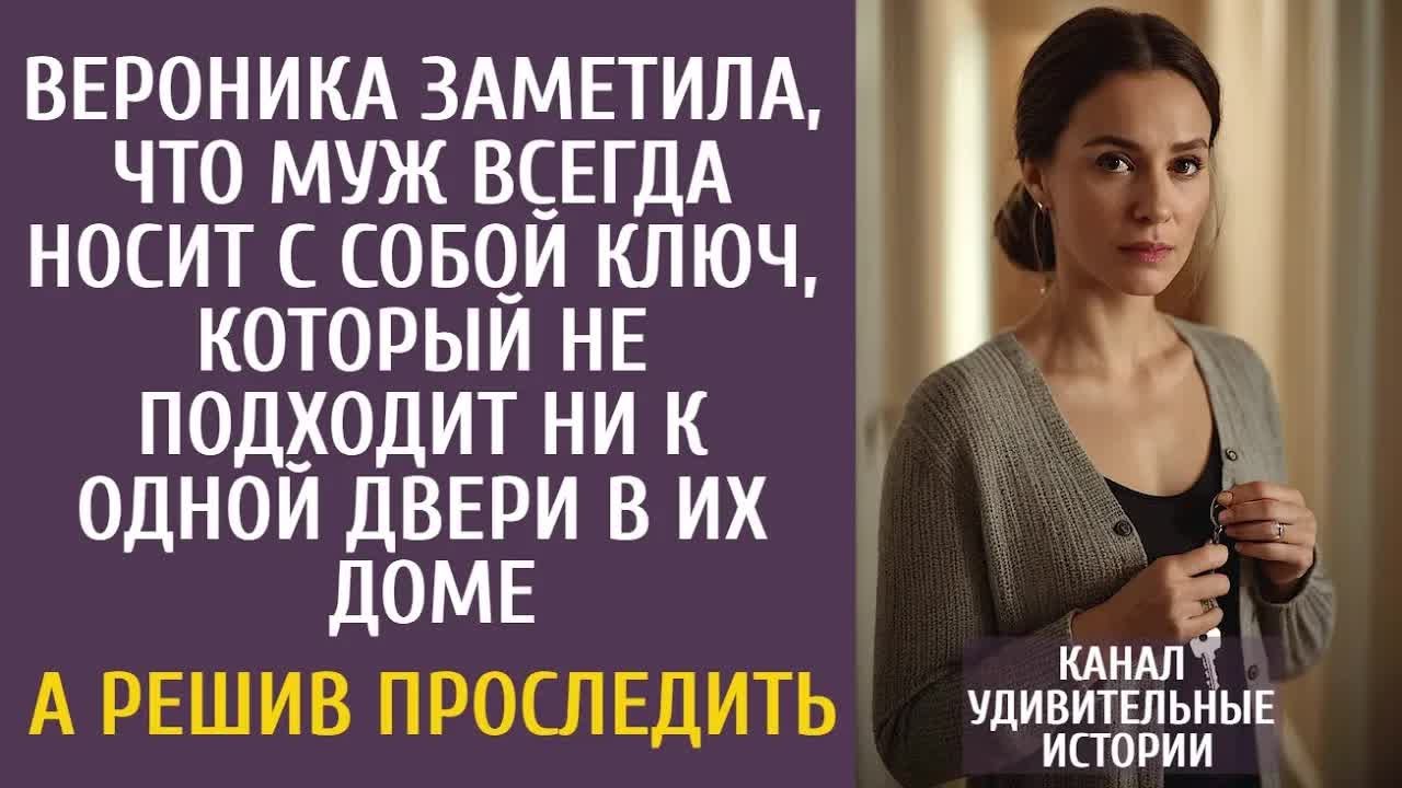Вероника заметила, что муж всегда носит с собой ключ, который не подходит ни к одной двери в их доме