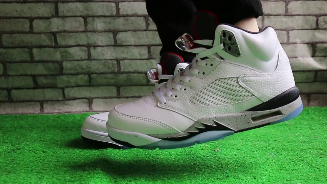 jordan 5 cement white