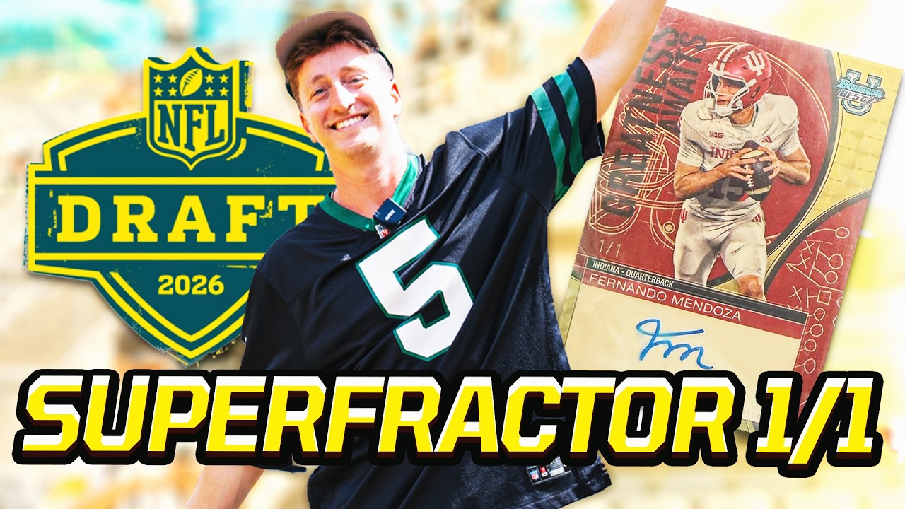 BUYING A 1/1 AUTOGRAPH of the #1 PICK at NFL DRAFT CARD SHOW - YouTube