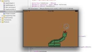 Today's iOS sample no.404 snake toy screenshot 1