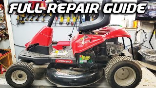 How To Easily Fix A 30' Rear Engine Riding Mower That Will Not Start, Won't Crank Or Won't Turn Over