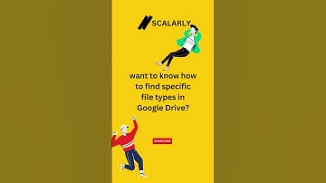 Find specific file types in Google Drive