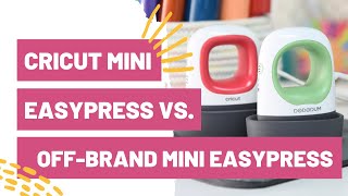 Let's compare @HTVRONT Mini Press to the Cricut Easy Press Mini