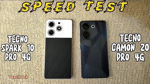 TECNO SPARK 10 PRO 4G vs. TECNO CAMON 20 PRO 4G | Tecno Speed Test | Alin ang mas mabilis?