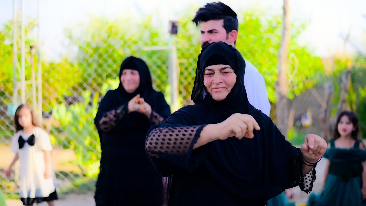 شاهد فرحه_ ام العريس_ زفاف الاخوين حسن وحسين غانم_ الف مبروك للحجز 07830316912