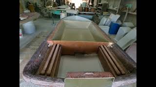 New Ankona Caicos 16 Hull & Cap ready for fuel tank, #skifflife
