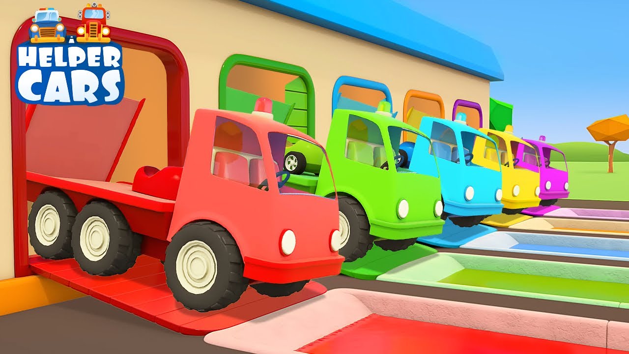 Learn colors for kids with tow trucks for kids Cartoons for kids