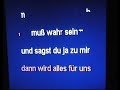 Das ist die Frage aller Fragen  - Cliff Richard - Karaoke CD+G