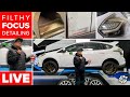 Wheels-Off Winter-Prepping A Filthy Ford Focus! | LIVE DETAILING EVENT