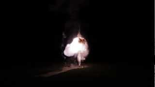 Powdered sugar fireball