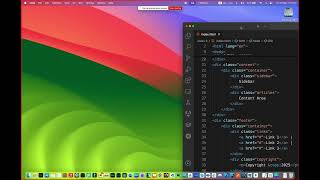 [Hindi] Website Sidebar Menu and Articles List Design by CSS | Live Class | Unedited