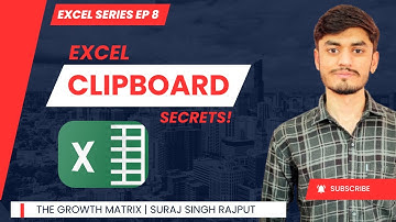 Excel Series Ep 8 :- Master Excel Clipboard | Cut, Copy, Paste Like a Pro!