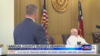 Sheriff's office shares key points during annual county budget hearing