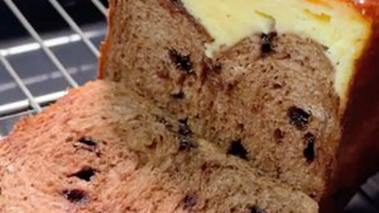 「巴斯克巧克力吐司」浓浓的芝士搭配巧克力吐司，层次丰富！ #面包🍞 #美食vlog #烘焙人的日常 #我的厨房日记 #爱烘培爱生活