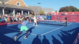 PRO Pickleball Debut - McNally Brothers vs Tyson McGuffin & Jay Devilliers 11-0 11-0